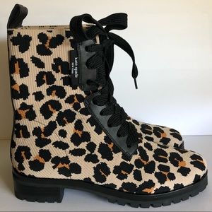 Kate Spade leopard boots